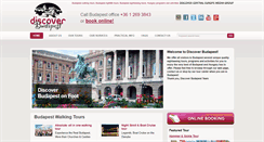 Desktop Screenshot of discoverbudapest.com